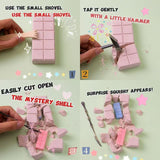 FUFUSQUISHY Chocolate Bar Squishy Dig Kit