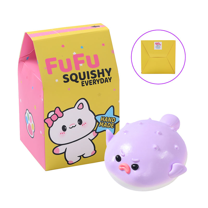 120g Purple Pufferfish Taba Squishy