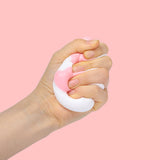80g White-based Pink Cat Paw Taba Squishy