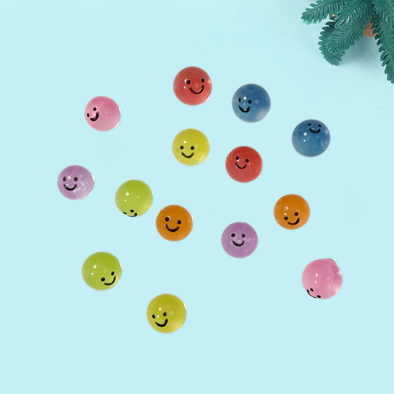 14PC Mini Crystal Smile Ball Taba Squishy