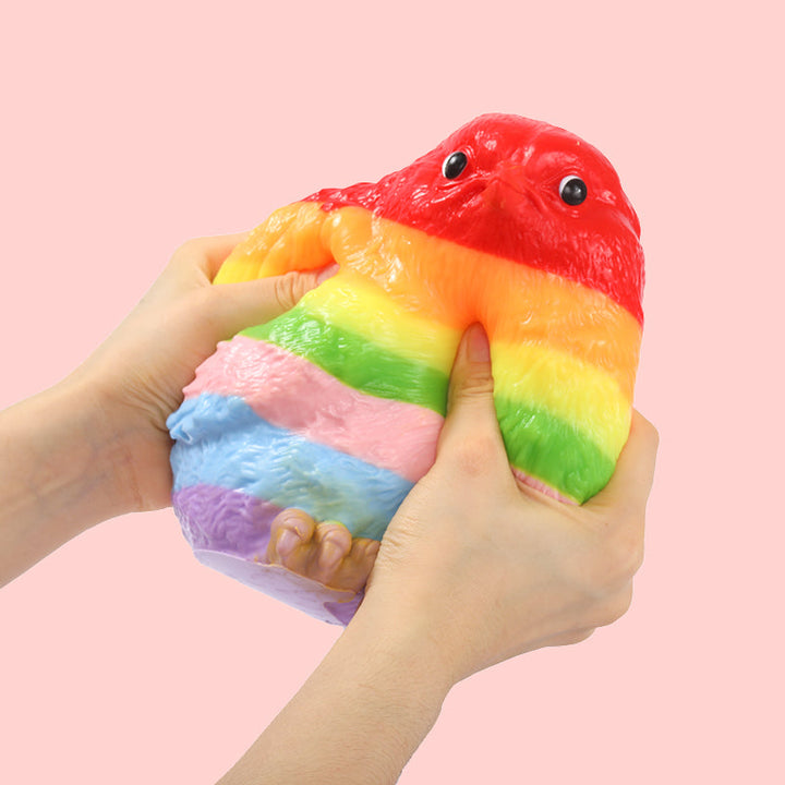 1600g Giant Rainbow Chicken Taba Squishy