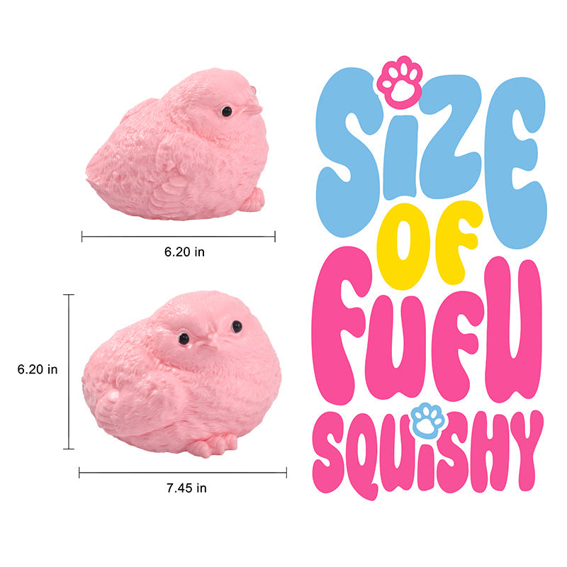 1600g Giant Pink Chicken Taba Squishy