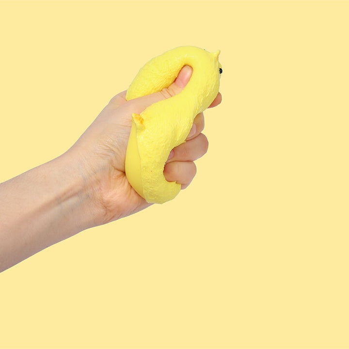 130g Yellow Chicken Taba Squishy