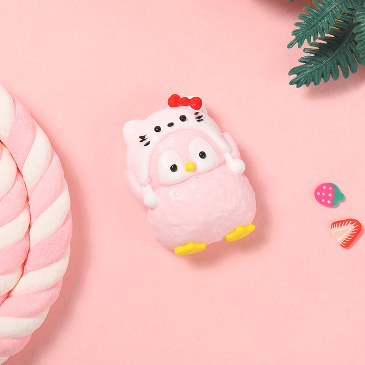 Cute Little Kt Head Penguin Taba Squishy