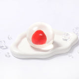 100g Strawberry Crystal Magic Ball Taba Squishy