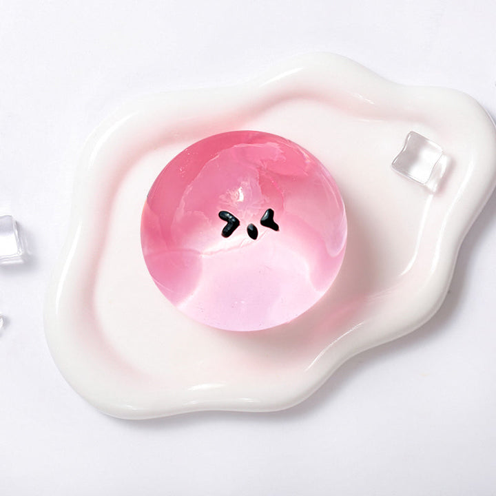 100g Crystal Pink Boring Magic Ball Taba Squishy