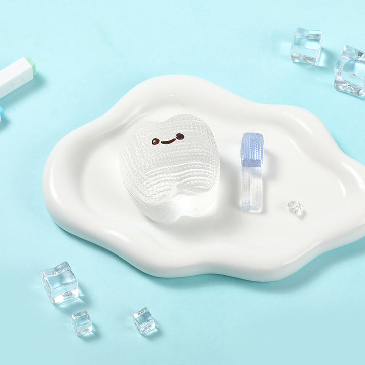 100g Crystal Tooth&Brush Taba Squishy