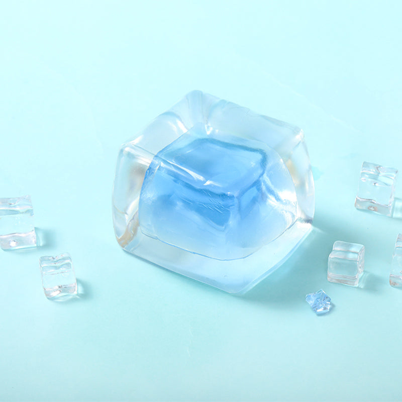 Crystal Blue Ice Cube Taba Squishy