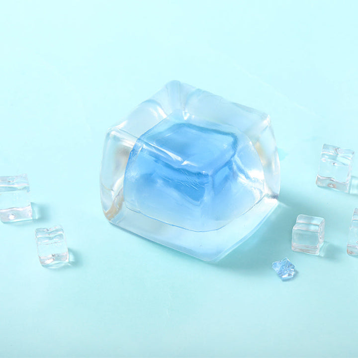 Crystal Blue Ice Cube Taba Squishy