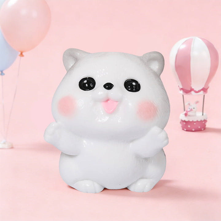 FUFUSQUISHY 1000g Kawaii Puffy Hamster Taba Squishy