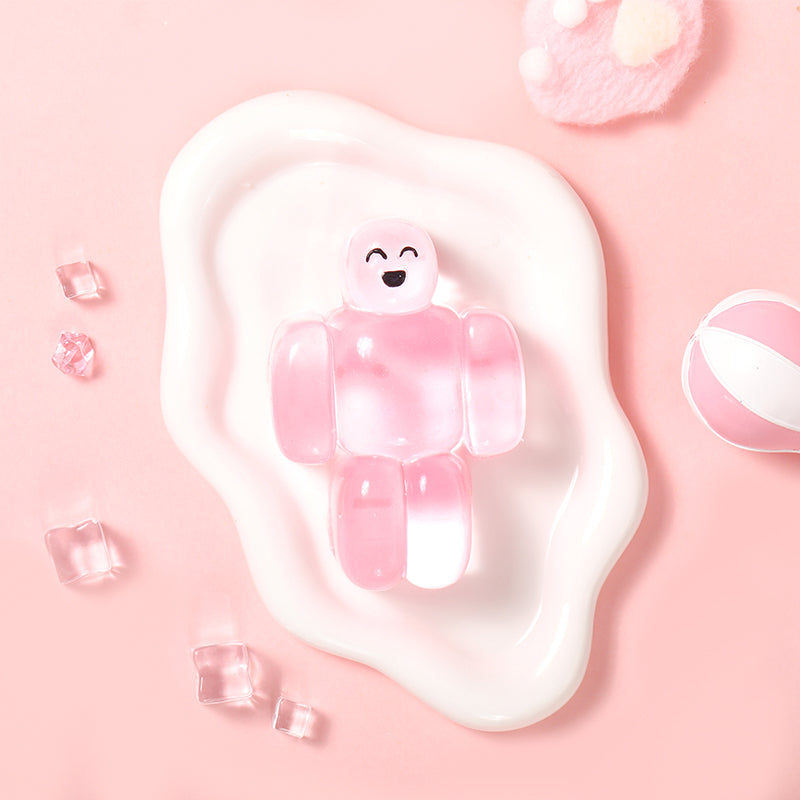 200g Crystal Pink Noob Taba Squishy