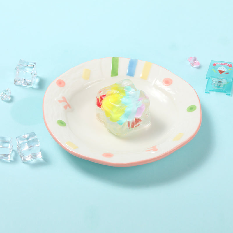 Rainbow Crystal Cube Taba Squishy