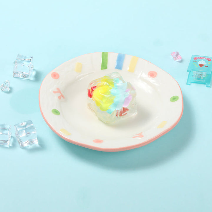Rainbow Crystal Cube Taba Squishy