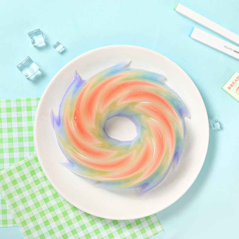 Crystal Wheel Cake Taba Squishy