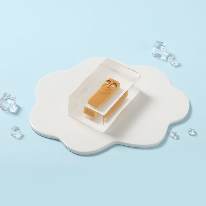 175g Crystal Cube with Tong Tong Sahur Taba Squishy