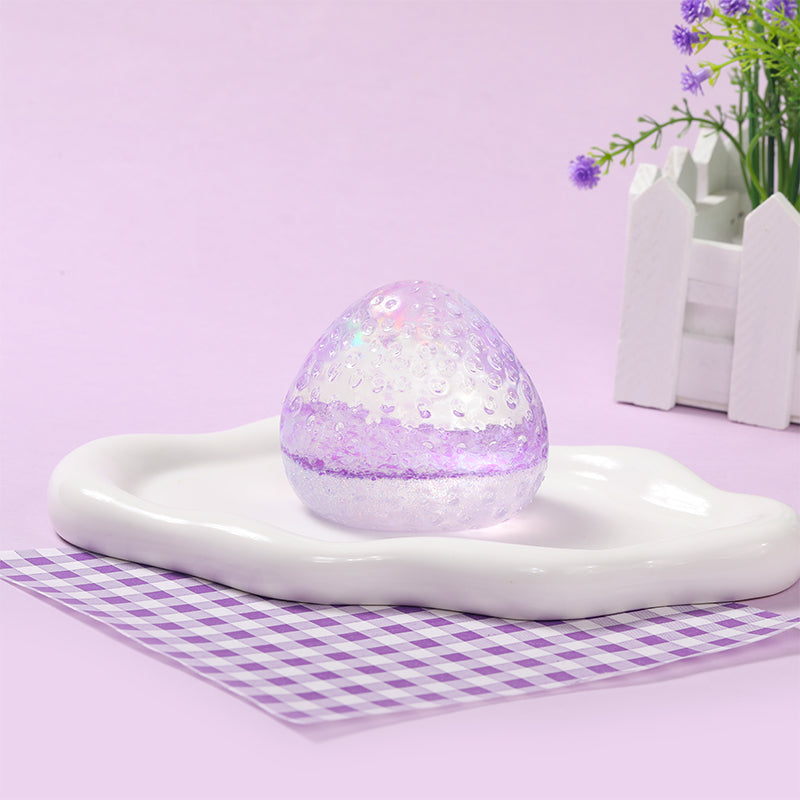Purple Glow-in-dark Strawberry Taba Squishy