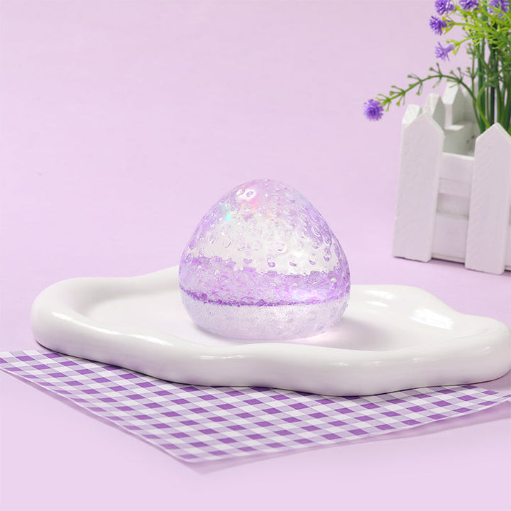 Purple Glow-in-dark Strawberry Taba Squishy