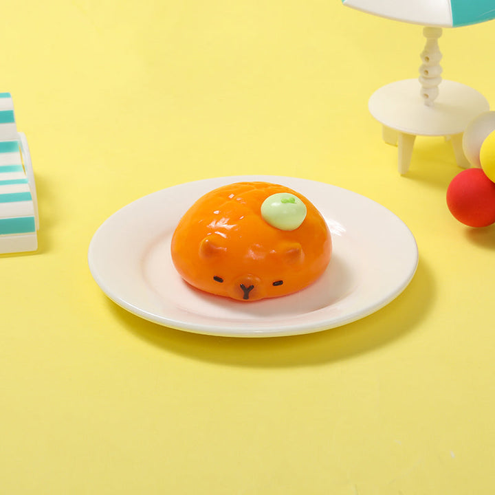 Orange Chubby Capybara Squishy