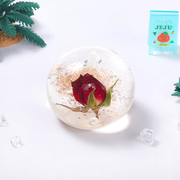 100g Crystal Magic Rose Ball Taba Squishy