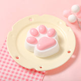 230g White Pink Cat Paw Taba Squishy