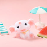 White and Pink Large Elephant Squishy