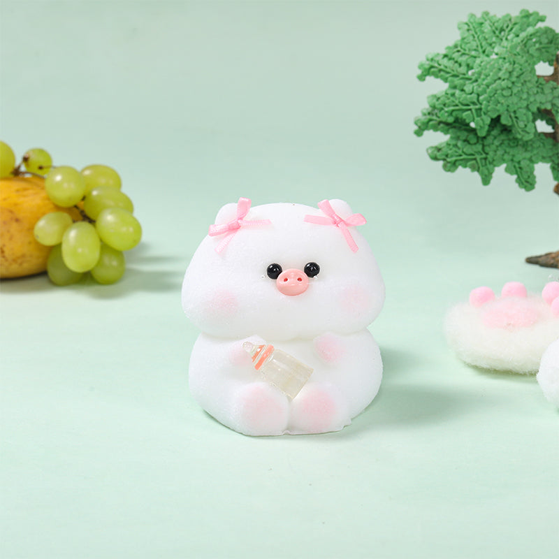 White Cute Little Pig Squishy