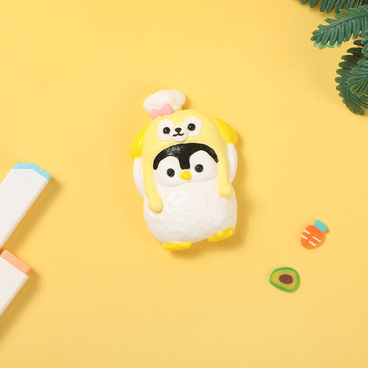 Cute Little Dog Head Penguin Taba Squishy