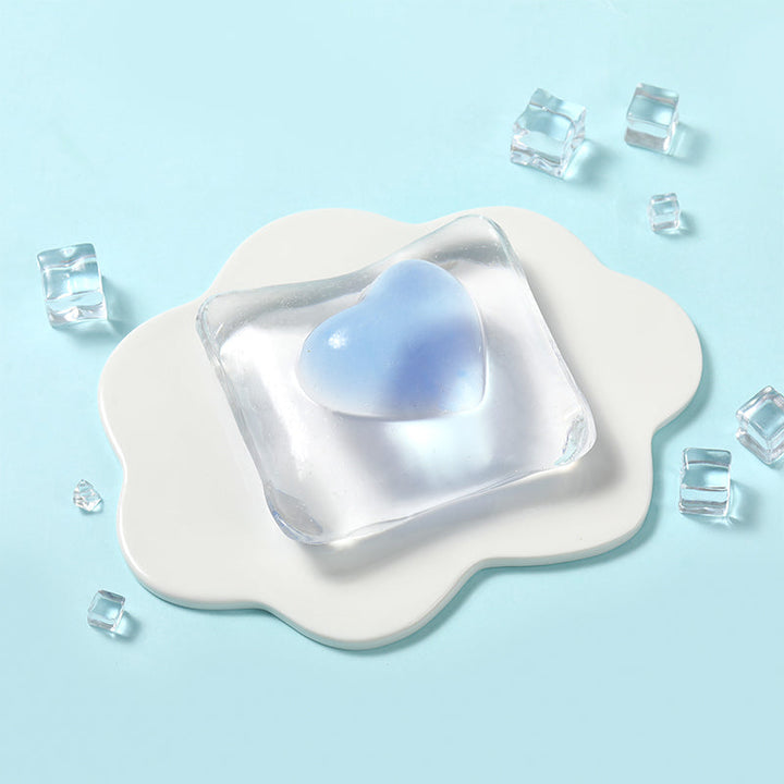 260g Crystal Blue Ice Pillow Taba Squishy