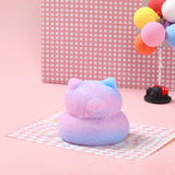 Pink Blue Fat Cat Squishy