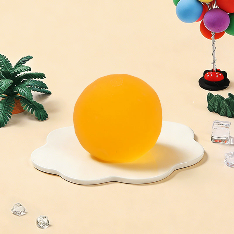 FUFUSQUISHY Frosted Orange Juice Stress Ball