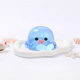 Crystal Blue Octopus Taba Squishy