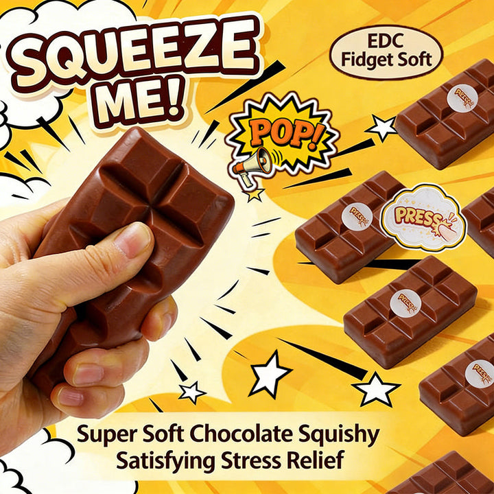 FUFUSQUISHY Chocolate EDC Squishies Fidget Toy fufu squishy