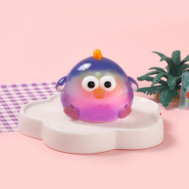 200g Crystal Rainbow Fat Chicken Taba Squishy