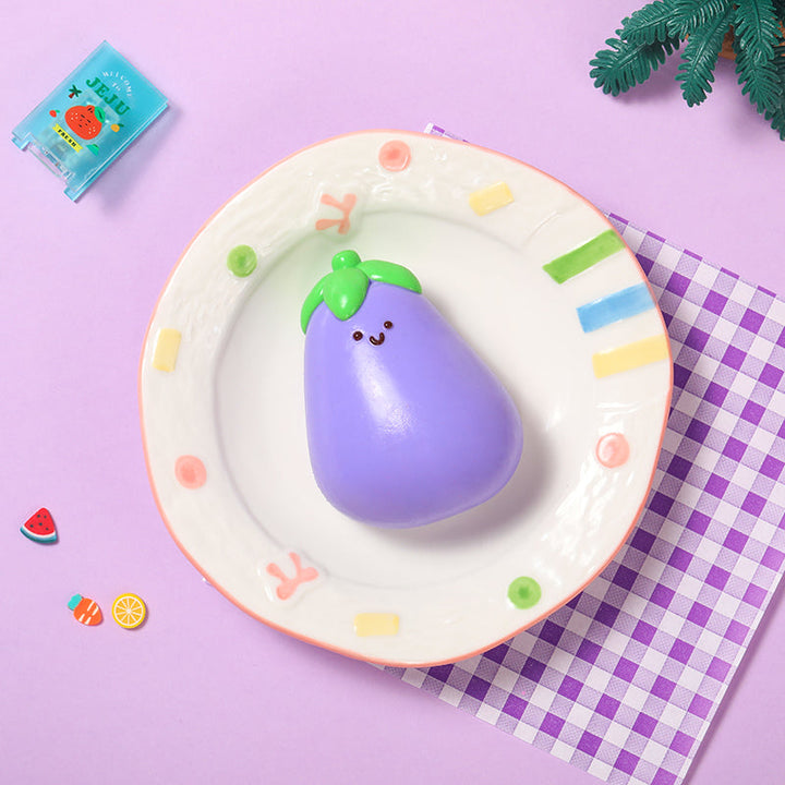 Eggplant Baby Taba Squishy
