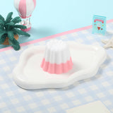 Pink and White Kneading Pudding Squishy