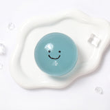 100g Crystal Teal Smile Ball Taba Squishy