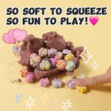 FUFUSQUISHY Chocolate Middle Large Cat Paw Dig Kit (20+ mini cat paw squishies)
