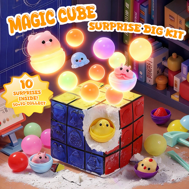 FUFUSQUISHY Magic Cube Surprise Dig Kit