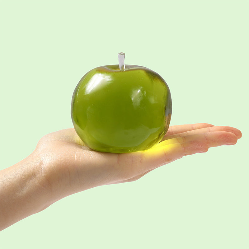 FUFUSQUISHY Crystal Green Apple Stress Ball