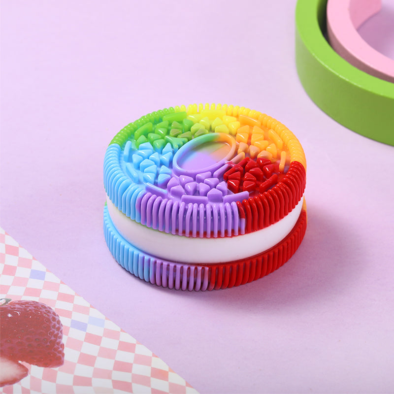 200g Rainbow Cookie Taba Squishy