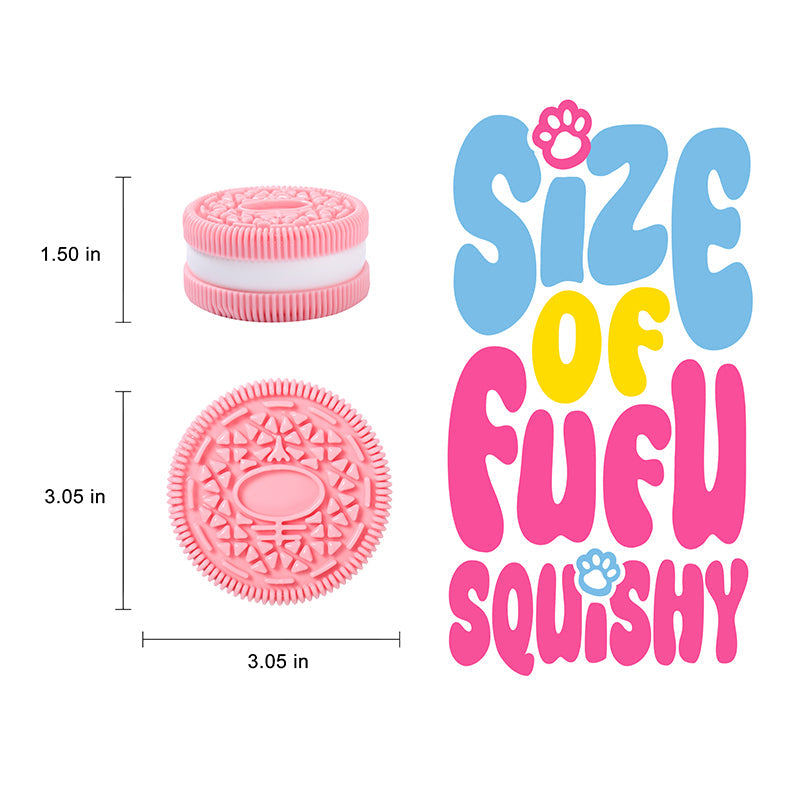 200g Pink Cookie Taba Squishy