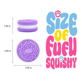 200g Purple Cookie Taba Squishy