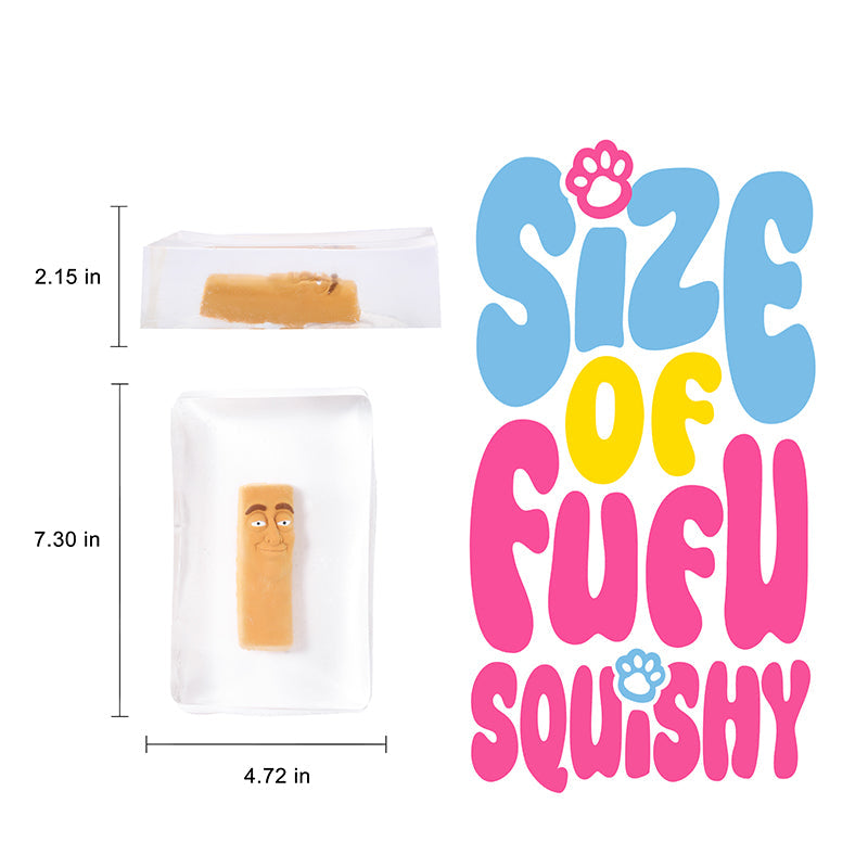1300g Crystal Cube with Tong Tong Sahur Taba Squishy