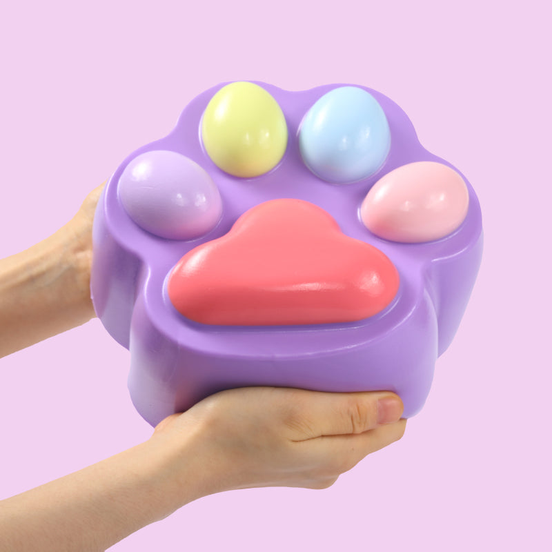 2100g Giant Purple Snowy Paw Taba Squishy