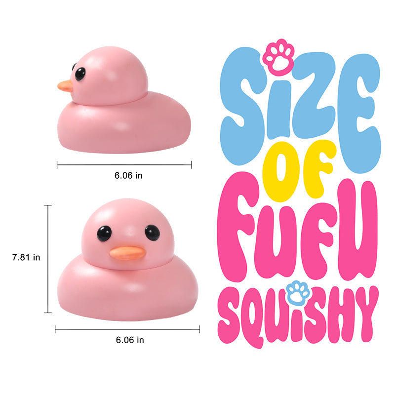 2100g Giant Rubber Pink Duck Taba Squishy