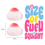 2100g Red Top Crystal Strawberry Taba Squishy