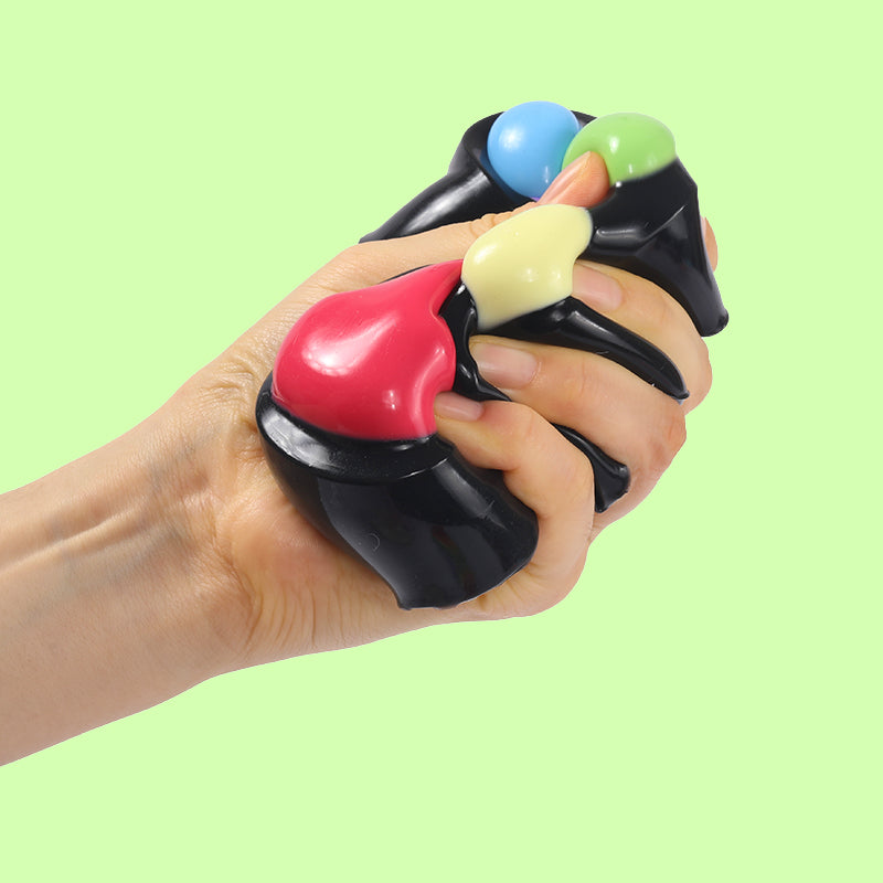 230g Black Rainbow Cat Paw Taba Squishy