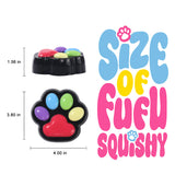 230g Black Rainbow Cat Paw Taba Squishy