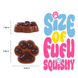 230g Chocolate Cat Paw Taba Squishy