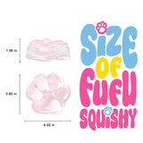 230g Crytal Pink Big Paw Taba Squishy